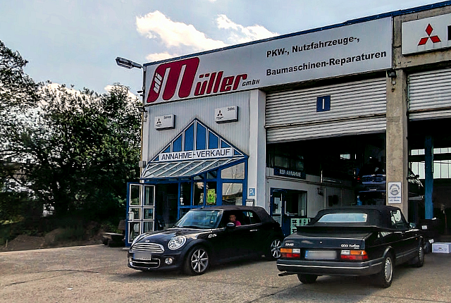Werkstattgebäude der Uli Müller GmbH in Eschweiler-Weisweiler